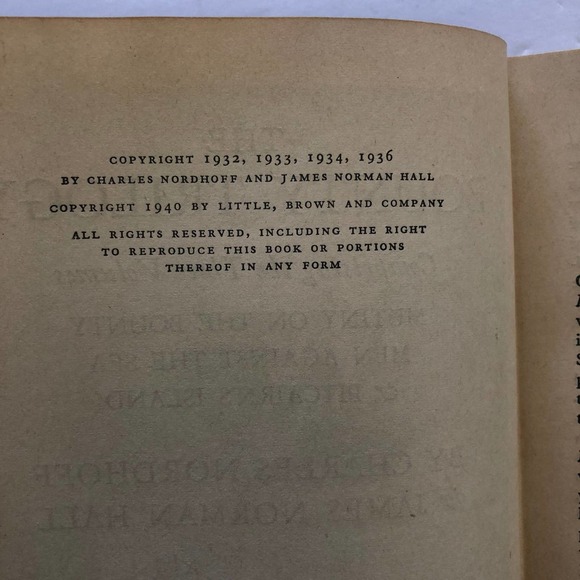 The Bounty Trilogy Wyeth Edition by Charles Nordhoff James Norman Hall 1951 - Picture 4 of 4